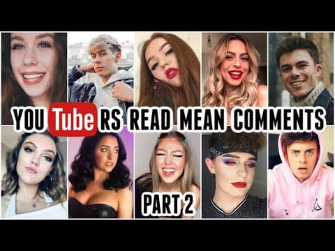 MORE YOUTUBERS READ MEAN COMMENTS thumbnail