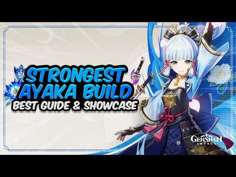 ULTIMATE AYAKA GUIDE! Best Ayaka Build - Artifacts, Weapons, Teams & Showcase | Genshin Impact thumbnail