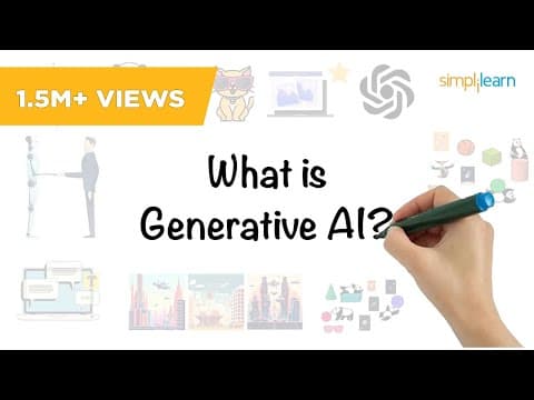 Generative AI Explained In 5 Minutes | What Is GenAI? | Introduction To Generative AI | Simplilearn thumbnail