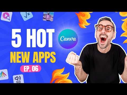 Hot New Canva Apps | Ep. 06 - Equations, RonDi Tutorials, Transcribe Audio, AI Interior Styler... thumbnail