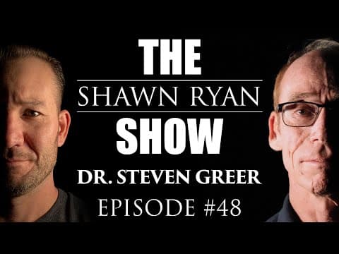 Dr. Steven Greer - Mystery Behind UFO / UAPs, Alien Phenomenon, and The Secret Government | SRS #048 thumbnail