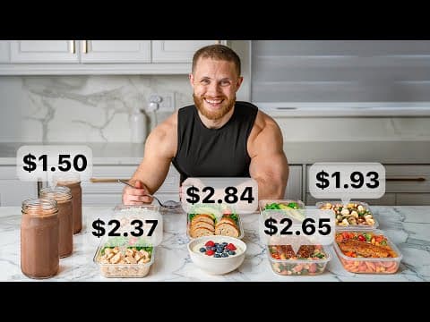 How To Get Jacked For $10/Day (Healthy Meals On A Budget) thumbnail