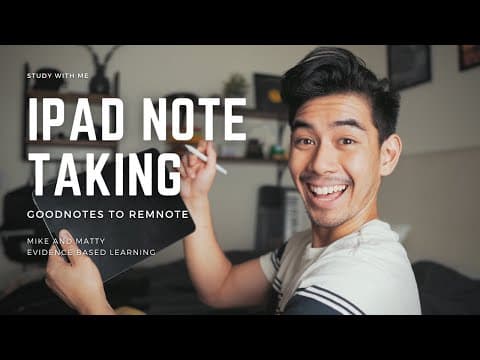 How I Take Notes With My Ipad Pro (Note Taking in Medical School on GoodNotes) thumbnail
