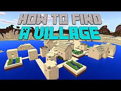 How to Find Villages in Minecraft PE Easily thumbnail