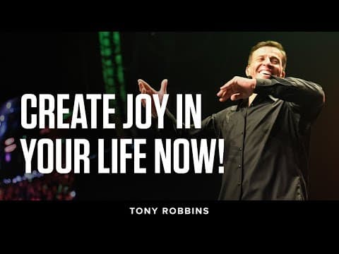 Create joy in your life now! | Tony Robbins Podcast thumbnail
