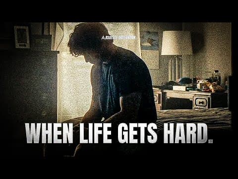 YOU’RE ON THE RIGHT PATH WHEN LIFE STOPS BEING EASY. NO MORE WASTING TIME. - Motivational Speech thumbnail