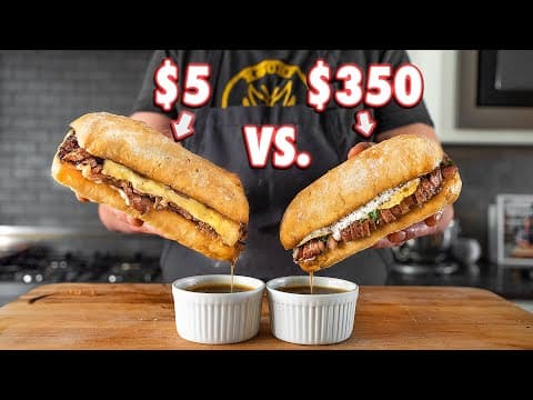 $5 French Dip Vs. $350 French Dip thumbnail
