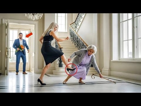Millionaire Returned Home Early, Caught Fiancée Kicking His Elderly Mother – His Actions Shocked.. thumbnail