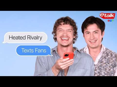 'Heated Rivalry's Connor Storrie & Hudson Williams React to Fan Edits, Do Impressions and Text Fans thumbnail