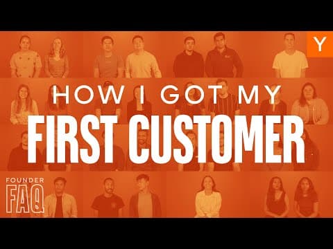 How Did Founders Land Their First Customers? thumbnail
