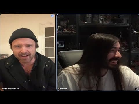 Aaron Paul Has A Serious Conversation with Me thumbnail