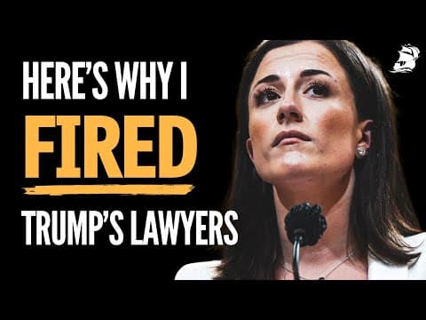 Cassidy Hutchinson: Trump's Lawyers Didn't Want Me to Talk | The Bulwark Podcast Clip thumbnail