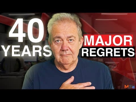 My BIGGEST REGRETS From A 40 Year Software Engineering Career thumbnail
