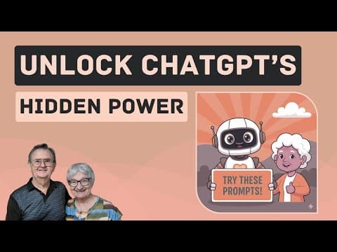 ChatGPT Tips for Seniors: Prompts Every Lifelong Learner Should Use (Part 1) thumbnail
