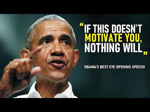 One of The Greatest Speeches Ever by President Obama | Best Eye Opening Speech thumbnail