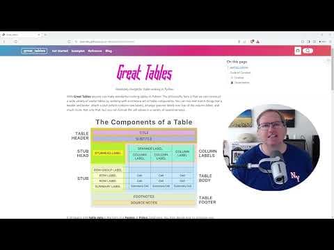 How to Create Attractive Tables in Python with Great Tables thumbnail