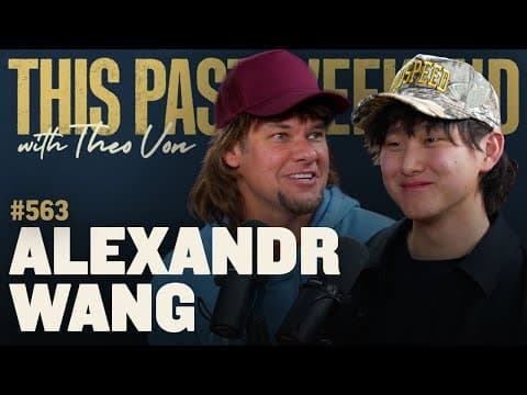 AI CEO Alexandr Wang | This Past Weekend w/ Theo Von #563 thumbnail