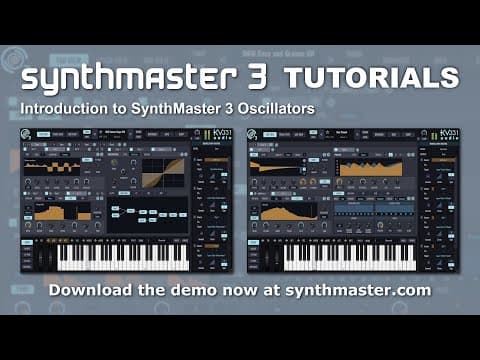 Introduction to SynthMaster 3 Oscillators thumbnail