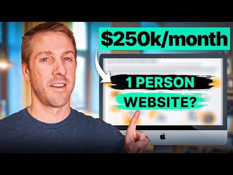 How this “SOLOPRENEUR” Website Makes $3M/Year! thumbnail