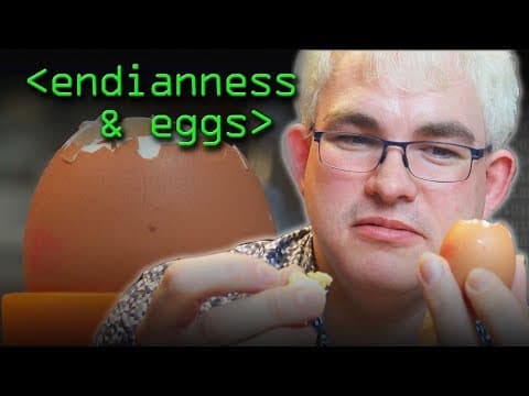 Endianness Explained With an Egg - Computerphile thumbnail