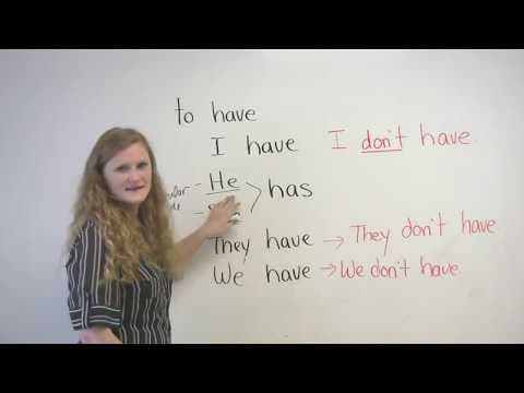 What Are the Forms of the Verb 'To Have' in English? thumbnail