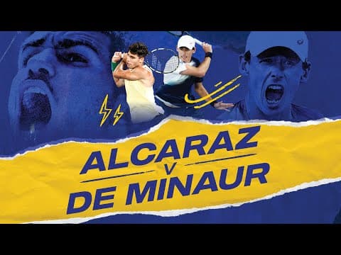 LIVE | Carlos Alcaraz v Alex de Minaur | Practice Match | Opening Week | Australian Open 2026 thumbnail