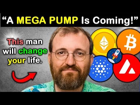 Cardano Founder: "Most People Have ZERO Clue What's About To Happen with Crypto" thumbnail