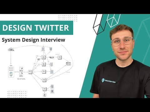 System Design Interview Walkthrough: Design Twitter thumbnail