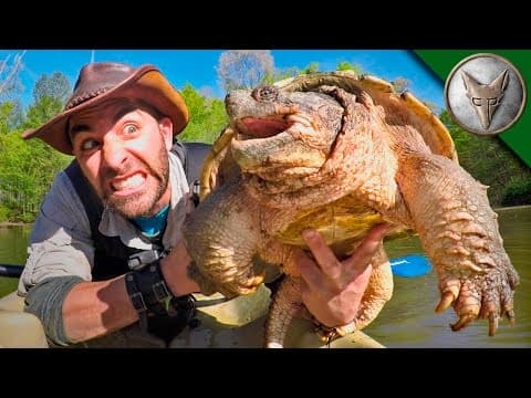 How to Successfully Vlog Catching Snapping Turtles thumbnail