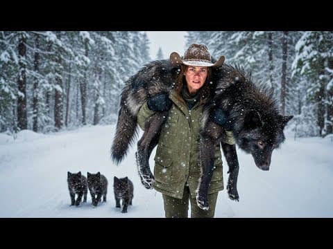 Mountain Woman Saved Dying Wolf Family — What Happened Next Changed Her Life Forever thumbnail