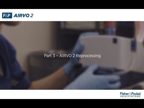 How to Clean and Disinfect the F&P Airvo™ 2 (reprocessing between patients) thumbnail