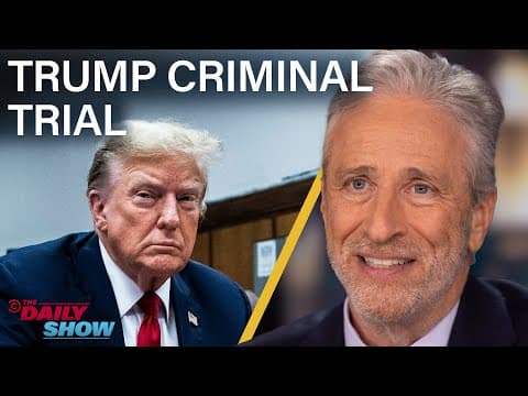 Jon Stewart on Iran, Israel, and Trump’s Hush Money Trial | The Daily Show thumbnail