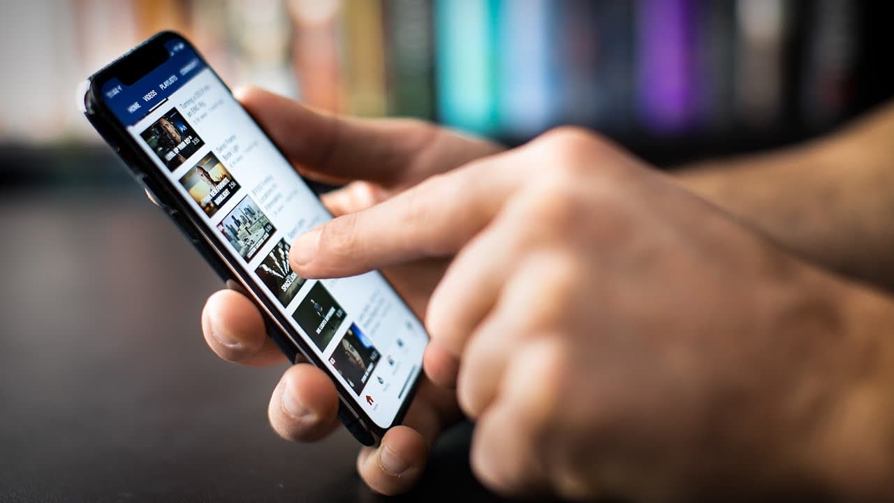 YouTube video player