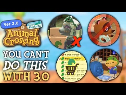 You CAN'T Do This In 3.0 Update - Animal Crossing New Horizons thumbnail
