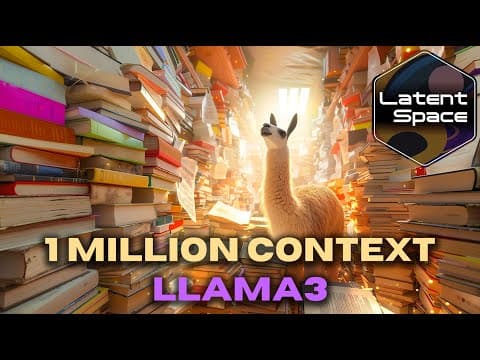 How to train a Million Context LLM — with Mark Huang of Gradient.ai thumbnail