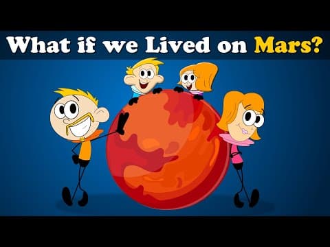 What if we Lived on Mars? + more videos | #aumsum #kids #science #education #children thumbnail