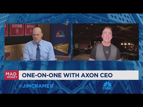Axon CEO Rick Smith goes one-on-one with Jim Cramer thumbnail