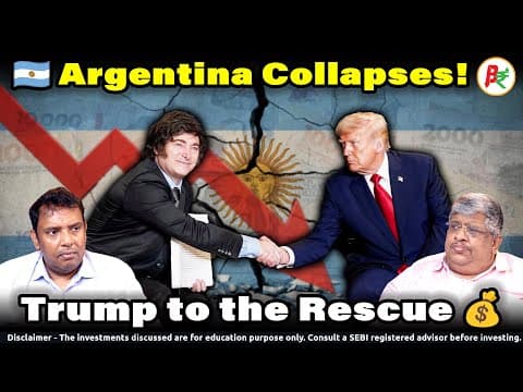 Why Argentina Is in Crisis 💸 Peso Freefall & Trump’s $20 Billion Promise | Be Rich thumbnail