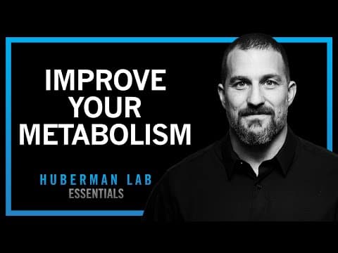 How to Control Your Metabolism by Thyroid & Growth Hormone | Huberman Lab Essentials thumbnail