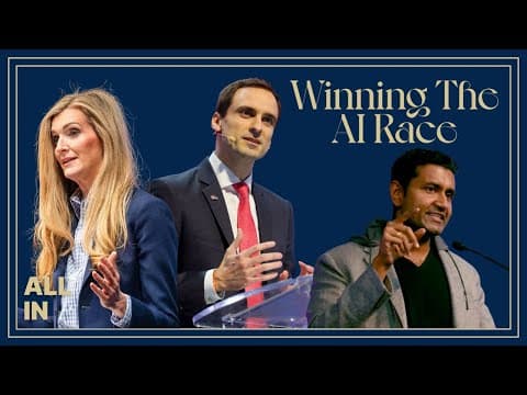 Winning the AI Race Part 1: Michael Kratsios, Kelly Loeffler, Shyam Sankar, Chris Power thumbnail