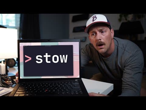 NEVER lose dotfiles again with GNU Stow thumbnail