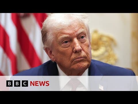 Donald Trump criticises ‘decaying’ European countries and ‘weak’ leaders | BBC News thumbnail