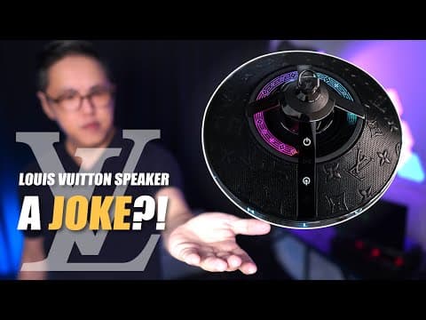 You Gotta Be KIDDING! 😂 Louis Vuitton Horizon Light Up Speaker thumbnail