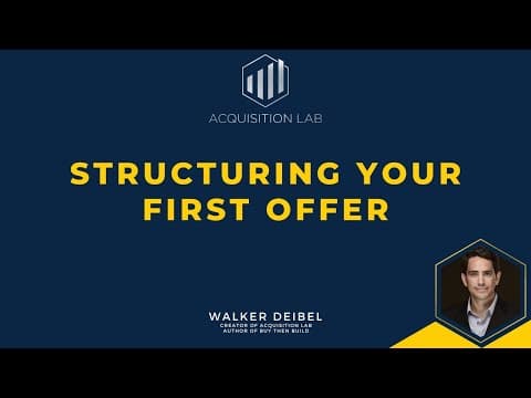 Structuring Your First Offer thumbnail