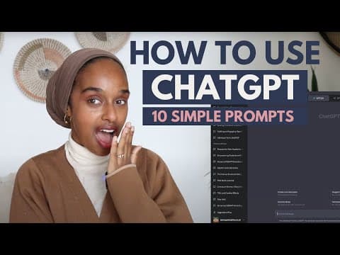 10 ChatGPT Academic Writing Prompts That Will Take Your Writing From 0 to 100 | A Beginners Guide thumbnail