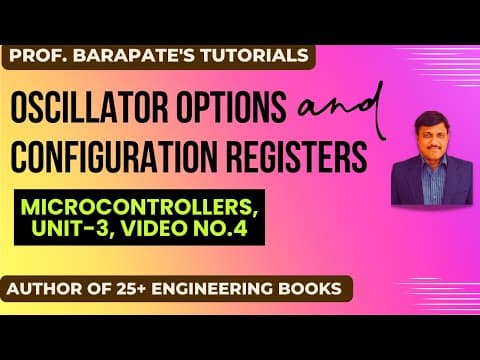 OSCILLATOR OPTIONS AND CONFIGURATION REGISTERS thumbnail