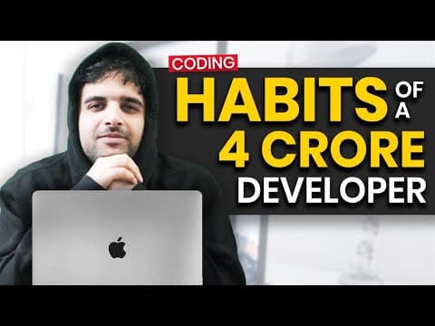 Coding Habits that earned me a 4 Crores Package! thumbnail