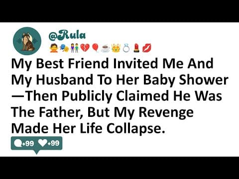 My Best Friend Invited Me And My Husband To Her Baby Shower—Then Publicly Claimed He Was The Father thumbnail