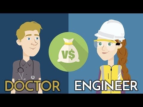 Are Doctors Rich? $$$ ENGINEER vs DOCTOR thumbnail