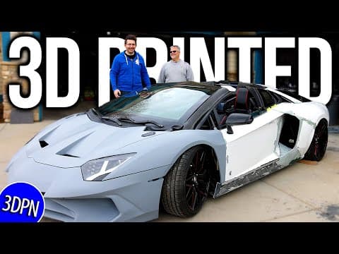 3D Printing a Lamborghini Aventador! thumbnail
